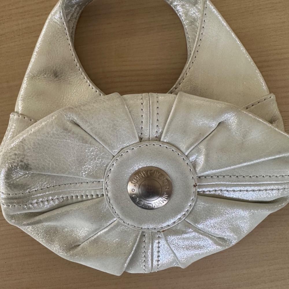 Jimmy Choo Silver Evening Bag - Picture 3 of 6